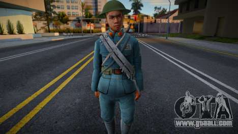 WW2 Chinese Soldier v1 for GTA San Andreas