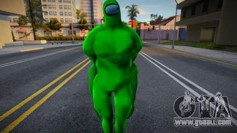 Among Us Imposter Musculosos Green for GTA San Andreas