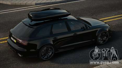 Audi RS6 Avant [Black] for GTA San Andreas