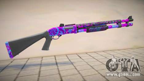 Colorful Chromegun for GTA San Andreas