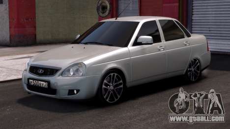 Lada Priora Silver for GTA 4