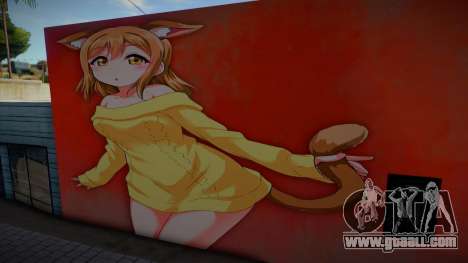 Anime Girl Wall Art pt. 3 for GTA San Andreas