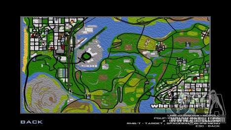 Drawn Map for GTA San Andreas