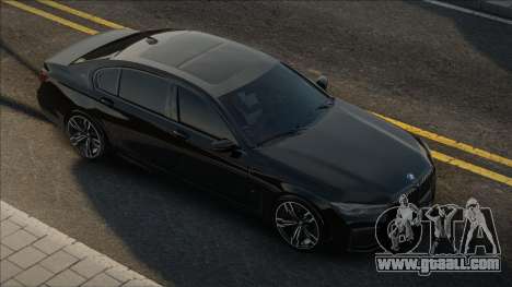 BMW M760Li 2019 Black for GTA San Andreas