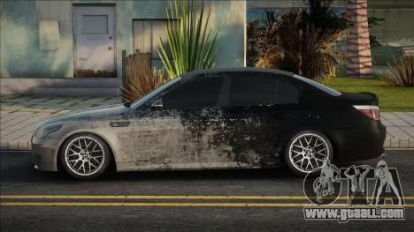 BMW M5 E60 Black White for GTA San Andreas