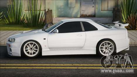 Nissan GT-R [White] for GTA San Andreas