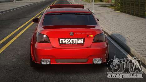 BMW M5 Gold [Rad col] for GTA San Andreas