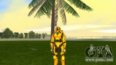 Master Chief Yellow for GTA Vice City