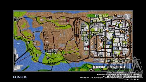 Drawn Map for GTA San Andreas