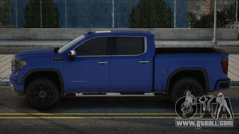 GMC Sierra Denali 2023 Ultimate Blue for GTA San Andreas
