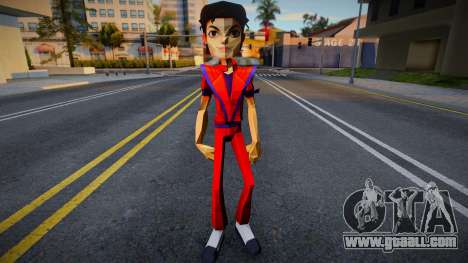 Michael Jackson con traje de Thriller del juego for GTA San Andreas
