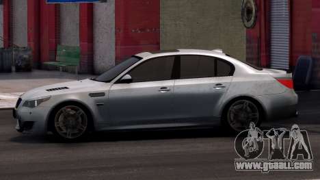BMW M5 E60 White for GTA 4