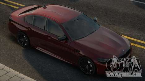 BMW M5 F90 Red for GTA San Andreas