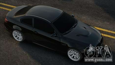BMW M3 E92 [Black] for GTA San Andreas