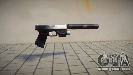 Glock-19 Silenced for GTA San Andreas