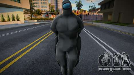Among Us Imposter Musculosos Black for GTA San Andreas