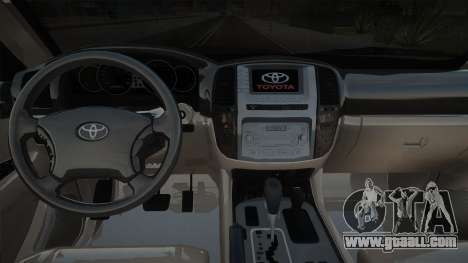 Toyota Land Cruiser 100 [Black] for GTA San Andreas