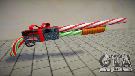 New Year Chromegun for GTA San Andreas