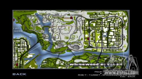 Grenn Map Advance RP (58 points) for GTA San Andreas