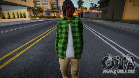 [HQ] grove with dreads for GTA San Andreas