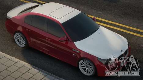 BMW M5 Red-White for GTA San Andreas