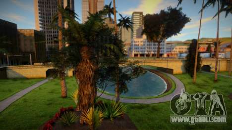 Atmospheric vegetation in 80x style for GTA San Andreas