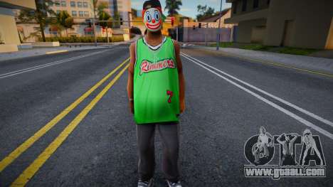 FAM3 Clown for GTA San Andreas
