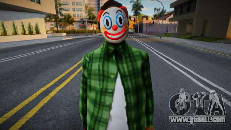 Fam2 Clown for GTA San Andreas