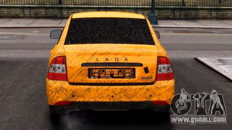 Lada Priora Yellow for GTA 4