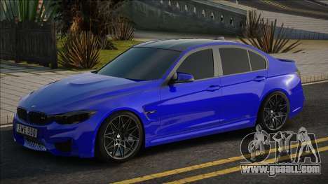BMW M3 F30 Blue for GTA San Andreas