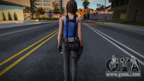 Jill Valentine [RE3 Remake Style] for GTA San Andreas