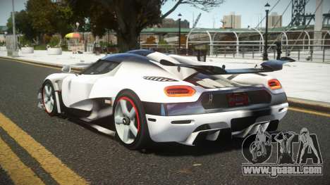 Koenigsegg Agera One G-Sport S3 for GTA 4