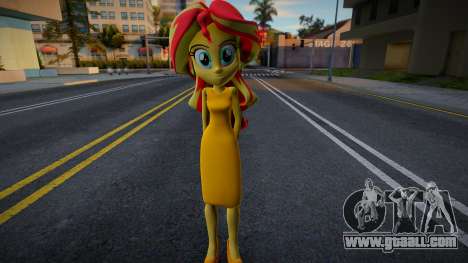 Sunset Shimmer Dress for GTA San Andreas