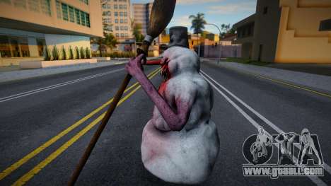 Snowman Blood O Muñeco De Nieve Sangriento for GTA San Andreas