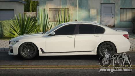 BMW 750I XDrive White for GTA San Andreas