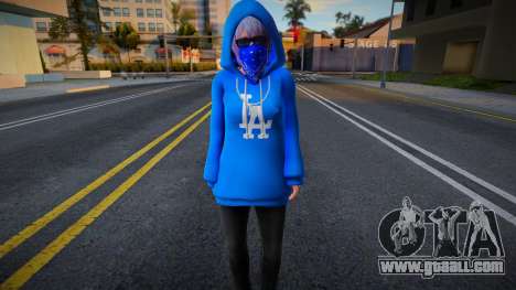 DOAXVV Shizuku - Hoodie LA Crips for GTA San Andreas