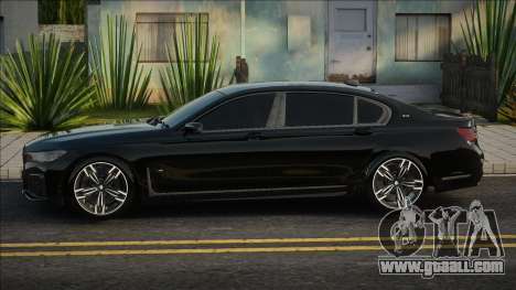 BMW M760Li 2019 Black for GTA San Andreas