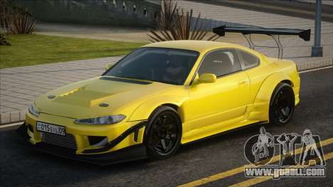 Nissan Silvia S15 Yellow for GTA San Andreas