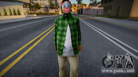 Fam2 Clown for GTA San Andreas