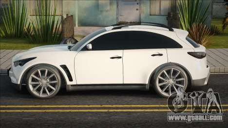 Infiniti QX70 White Edition for GTA San Andreas