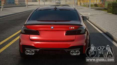 BMW M5 F90 Red for GTA San Andreas