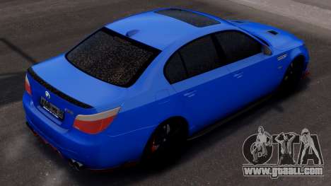 BMW M5 E60 Blue for GTA 4