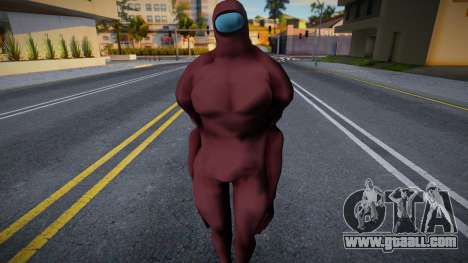 Among Us Imposter Musculosos v2 for GTA San Andreas