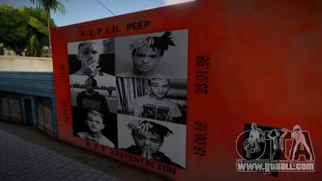 LIL PEEP & XXXTENTACION WALL ART for GTA San Andreas