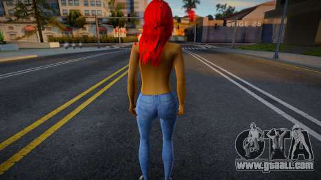 Girl without a bra for GTA San Andreas