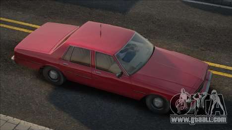 Chevrolet Caprice 1987 RED for GTA San Andreas