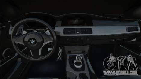 BMW 530D E60 2010 [Black] for GTA San Andreas