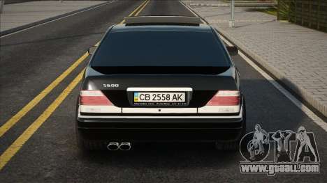 Mercedes-Benz S600 [UKR Plate] for GTA San Andreas