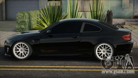 BMW M3 E92 [Black] for GTA San Andreas
