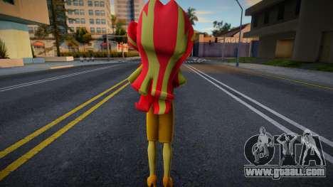 Sunset Shimmer Dress for GTA San Andreas